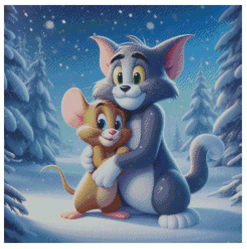 Tom & Jerry vinterstid  ©Morgana.fantasy.ai