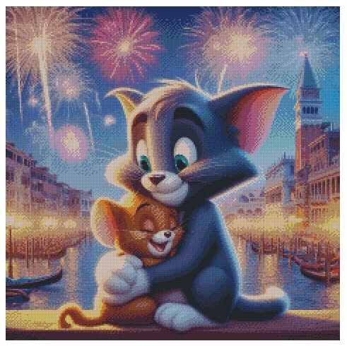 Raketter og Tom & Jerry  ©Morgana.fantasy.ai