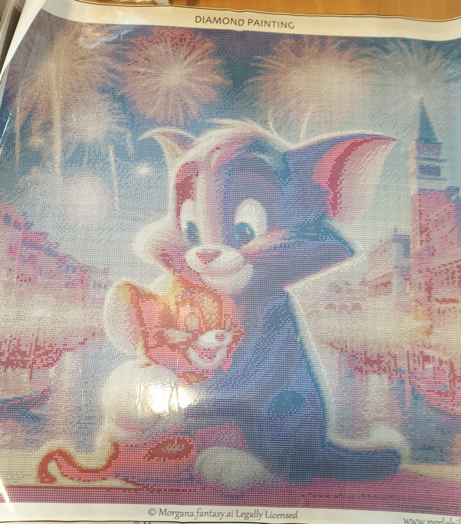 Raketter og Tom & Jerry  ©Morgana.fantasy.ai