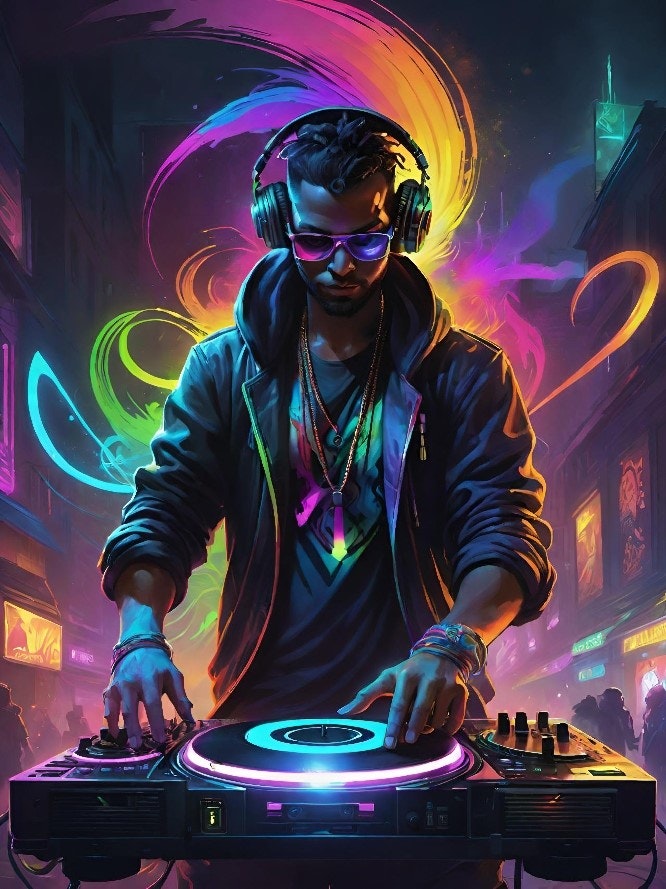 Neon DJ