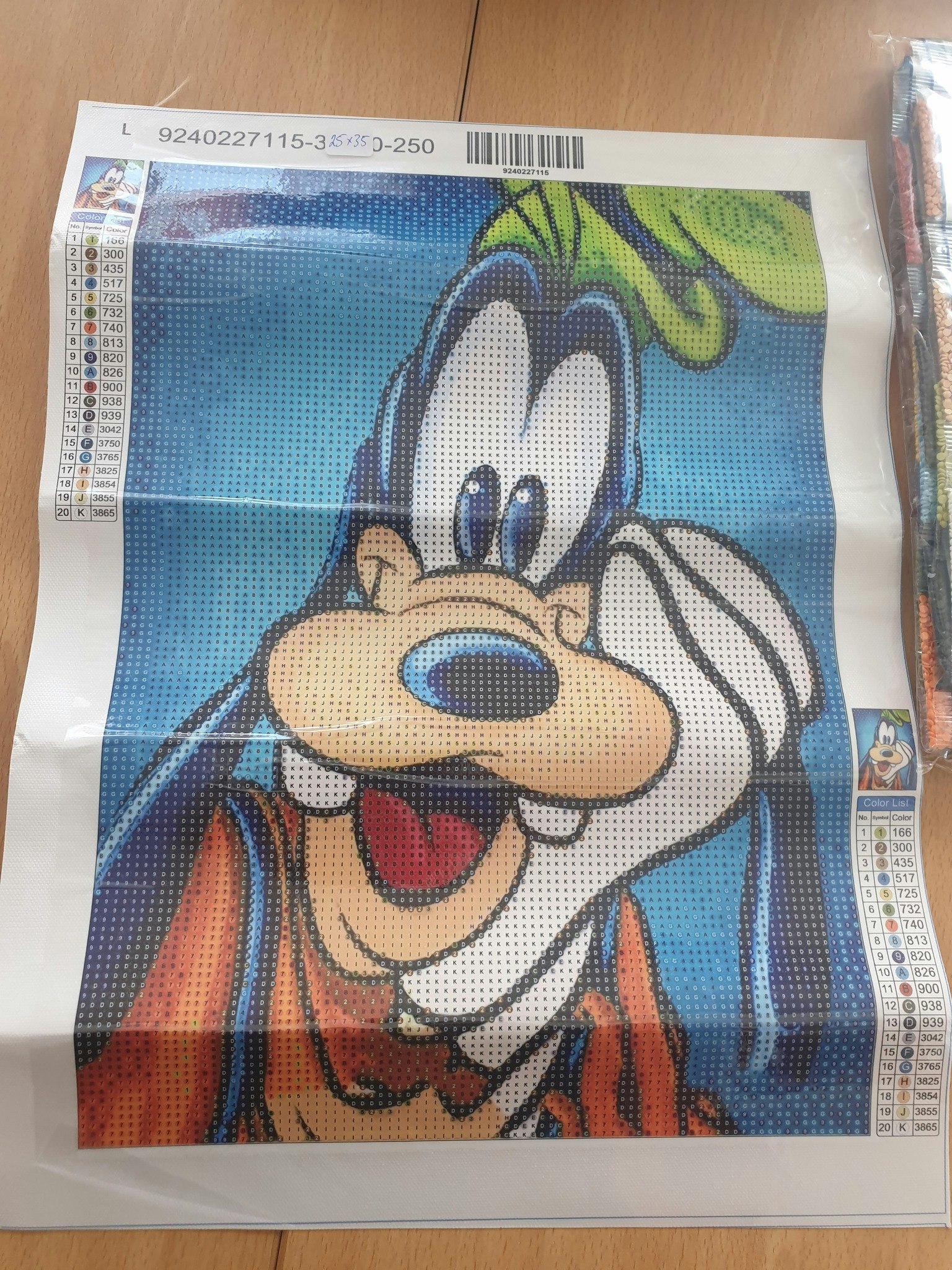 Diverse små bilder med runde perler