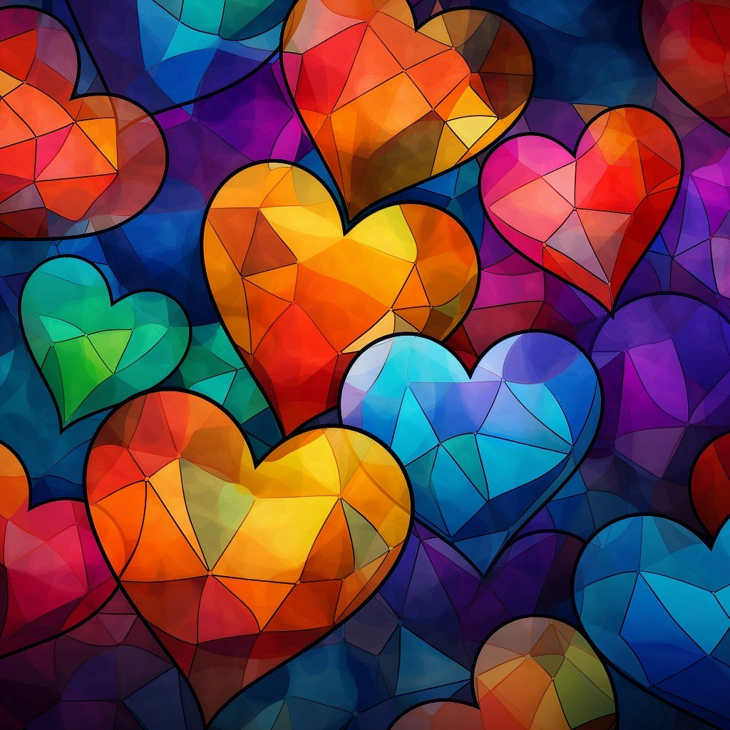 Hjertemylder med krystallperler © Soul to soul gifts