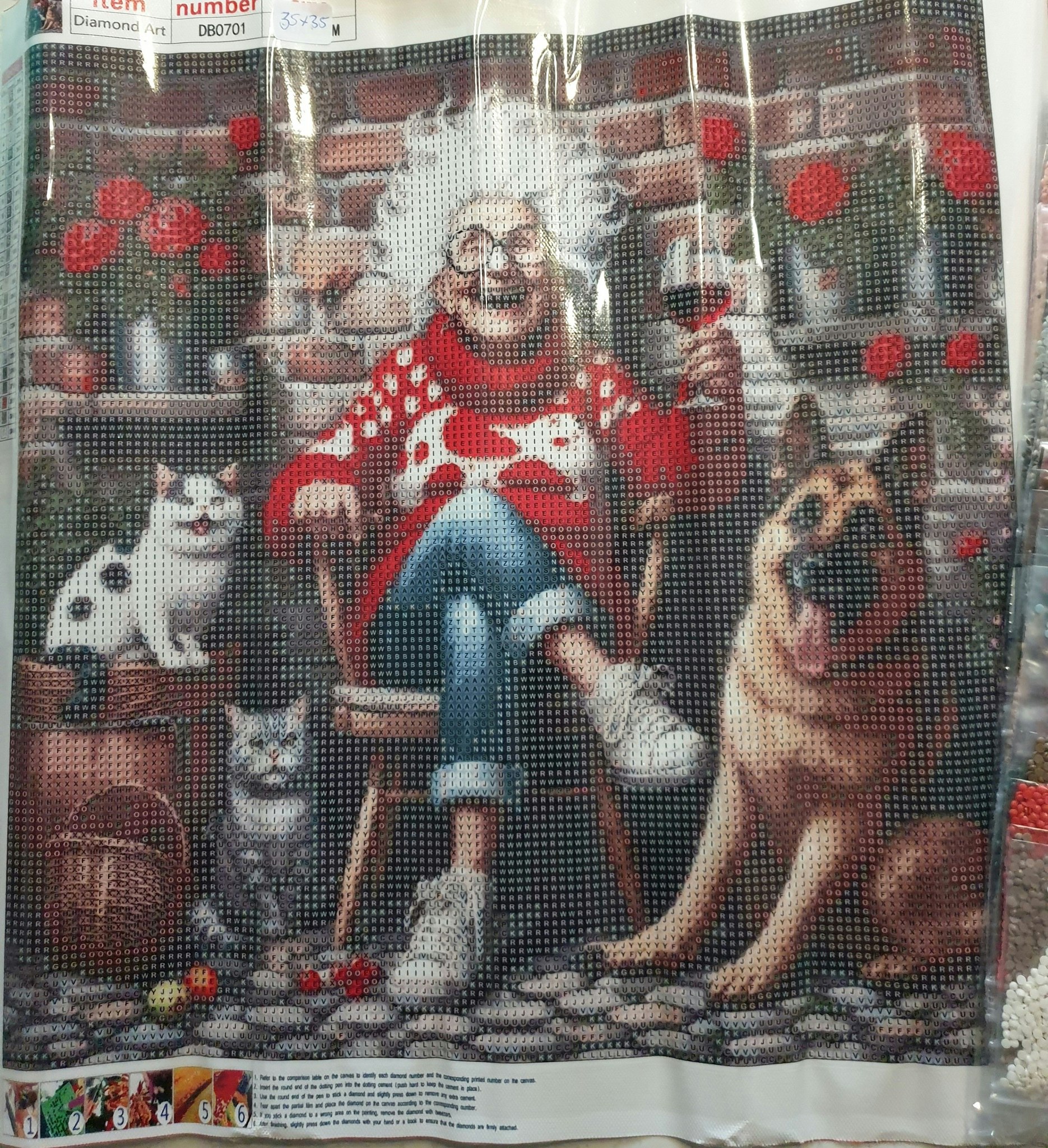 Bestemor koser seg