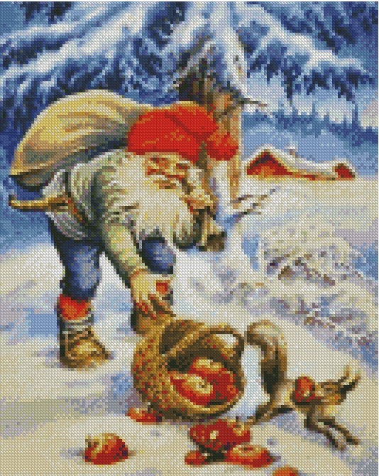 Nisse med epler