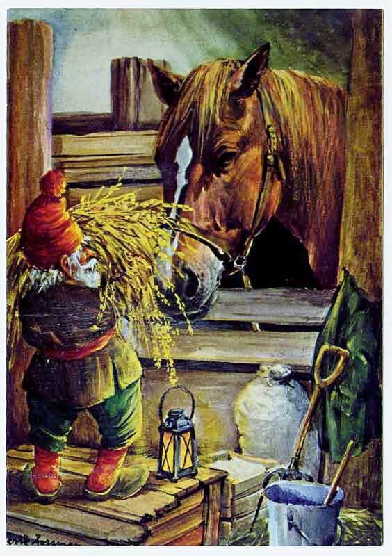 Nisse og hest