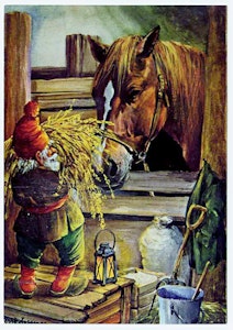 Nisse og hest