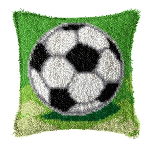 Knytepute fotball, med bakstykke