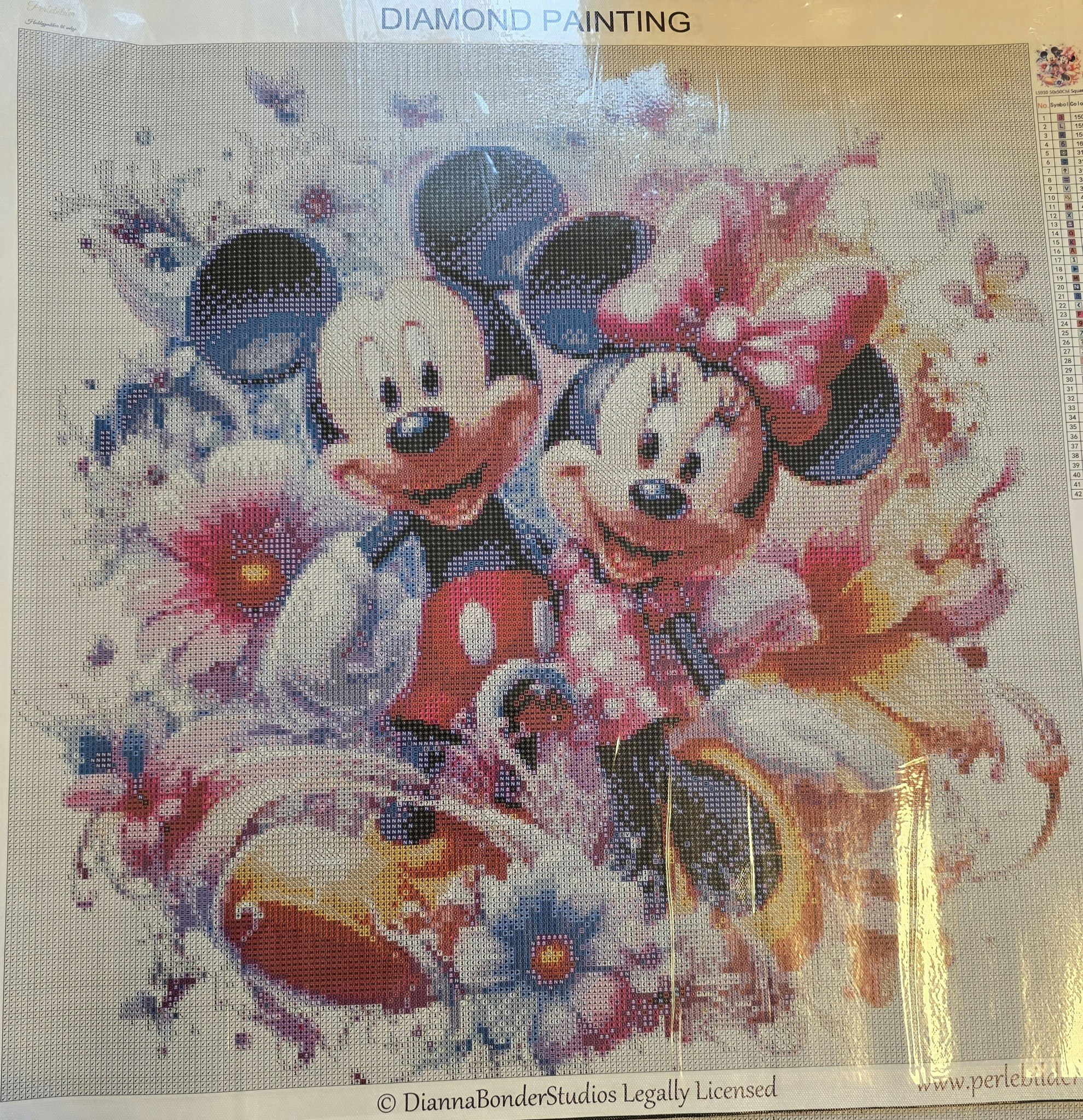 Mikke og mini splash laget av DiannaBonderStudios