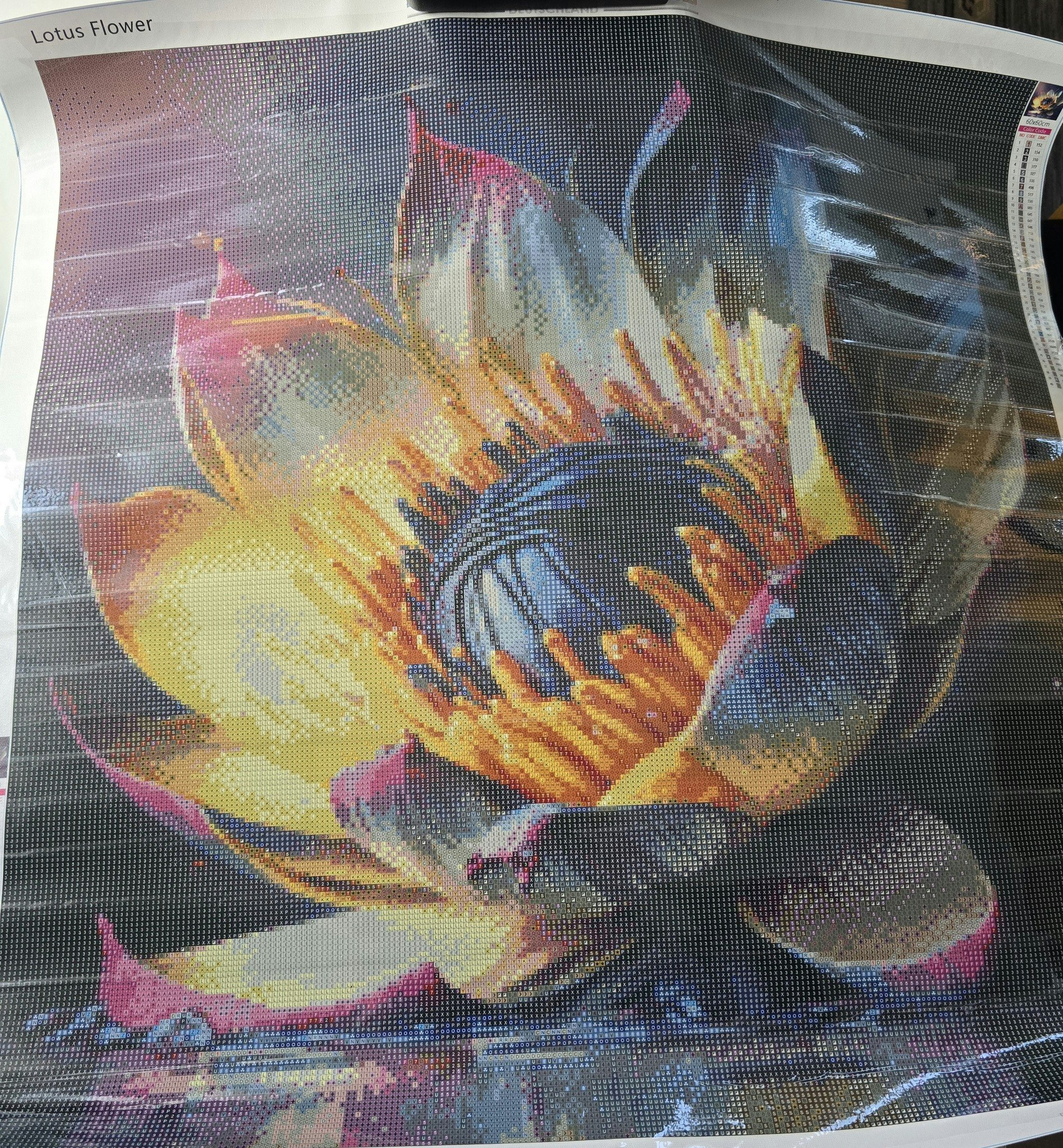 Lotus med noen AB perler, spesial bilde