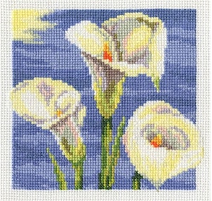 Broderi kit korssting kala 14x13 cm