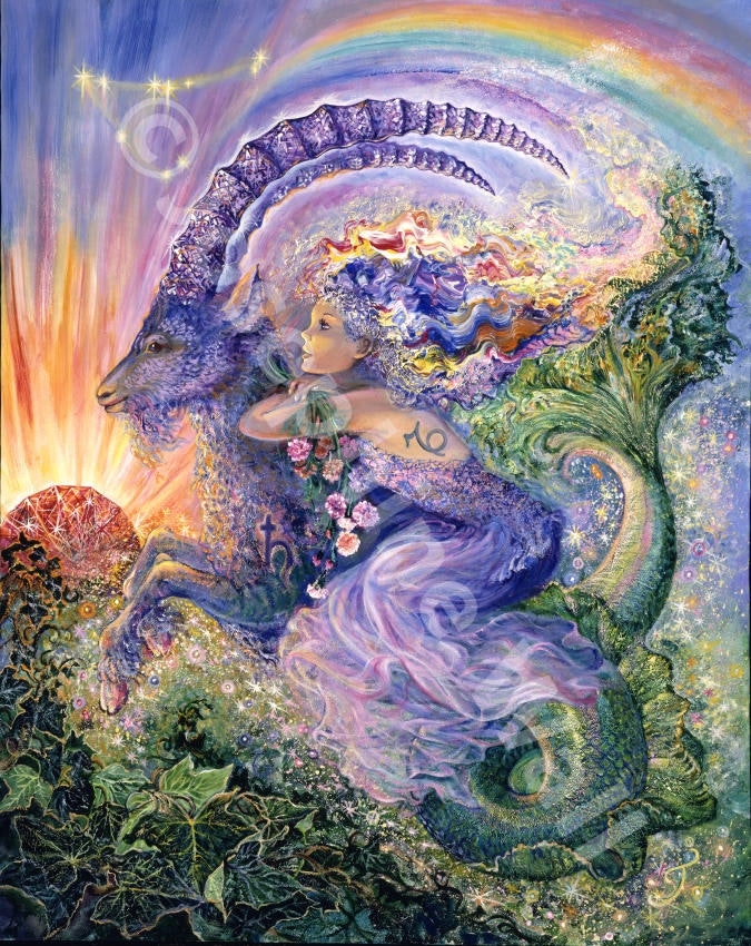 Lisensiert bilde ©Josephine Wall capricorn 250 farger