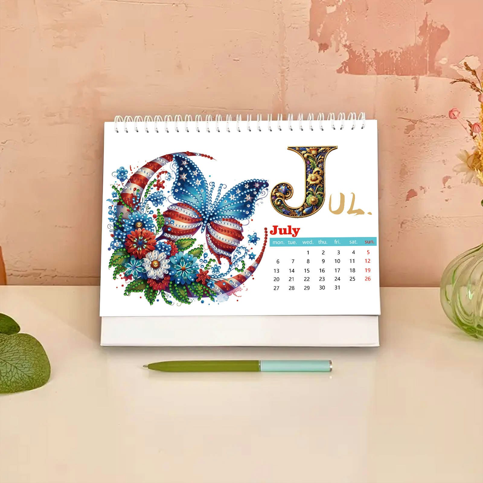 Kalender med hendelser 2026