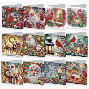 Kort med julemotiv 12 i pakken