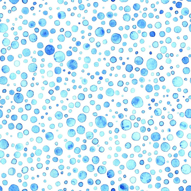 2021-279 Bubblor i akvarell 14,5X 14,5 CM
