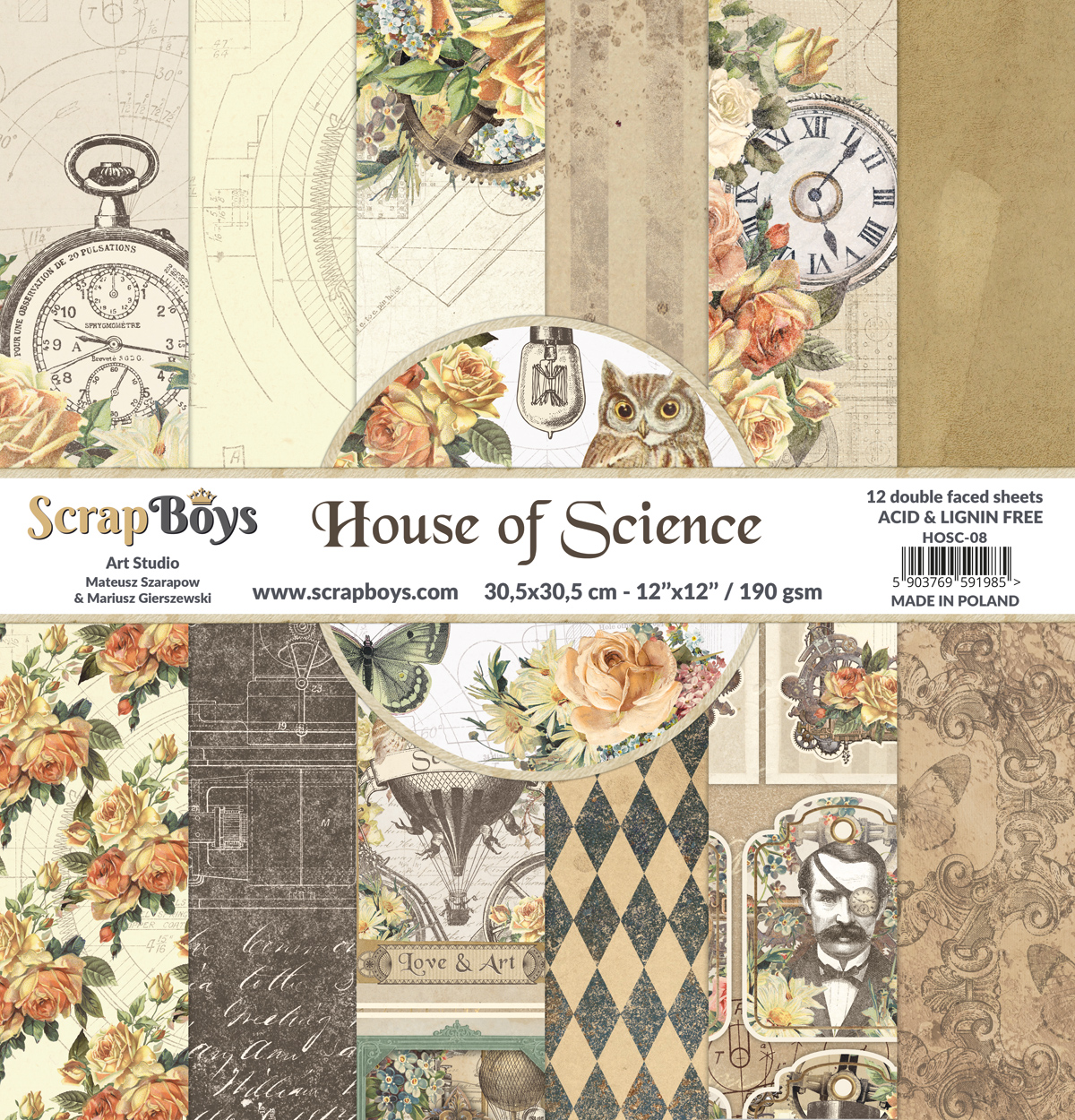 HOSC-06PAPPER House of Science 12 x 12