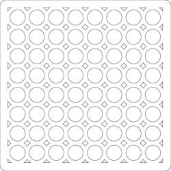 3211 - Lazerdesign Stencil Ringar