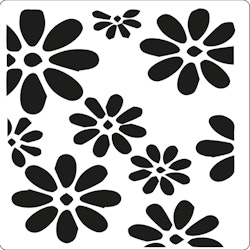 3216 - Stencil Lazerdesign Blommor