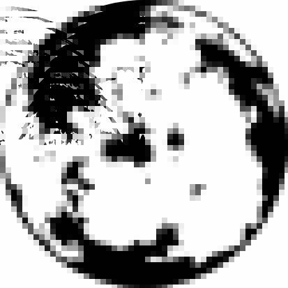 14150-Gummistämpel  Måne 3,5 cm