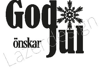 24133 - Stämpel God Jul stjärna liten