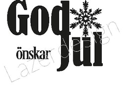 24133 - Stämpel God Jul stjärna liten