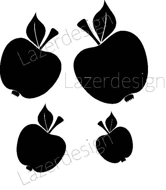 1149-Stämpel Set Äpplen