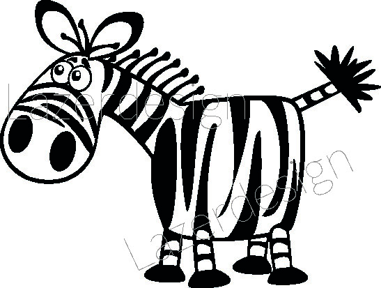 216 Stämpel Zebra