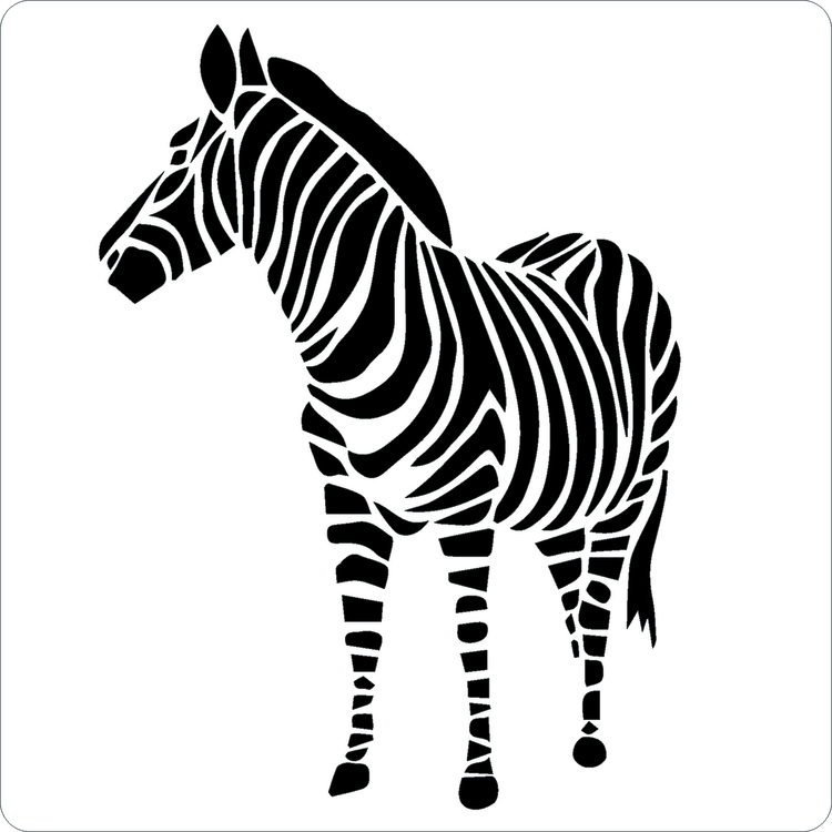 3227 - Stencil Zebra