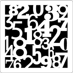 3278 - Stencil Siffror