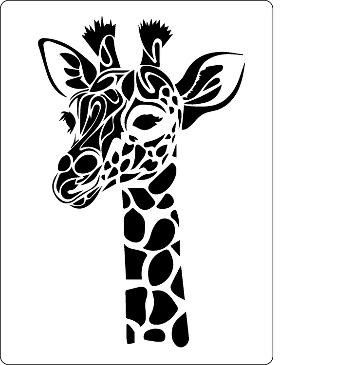 3295 - Stencil Giraff