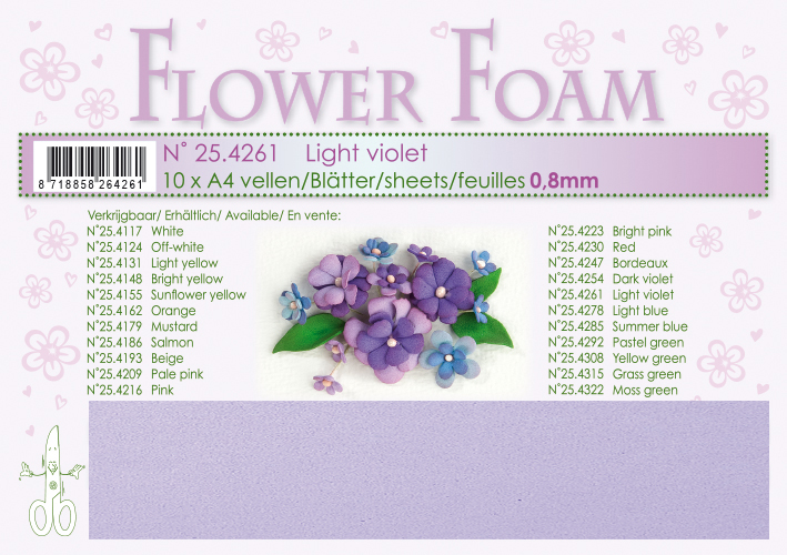 4261- Lavendel Foamiran 1 st
