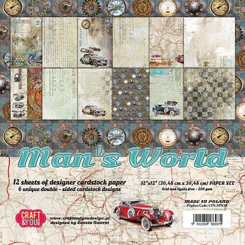 CPS-MAN30 Mans World  block 30,5 x 30,5 cm