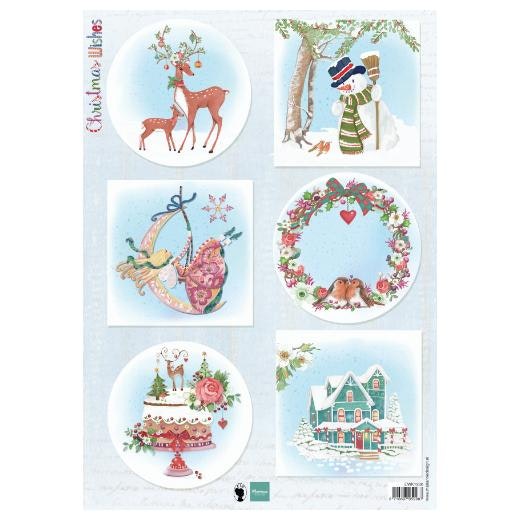 EWK1280 klippark Christmas Wishes Marianne Design