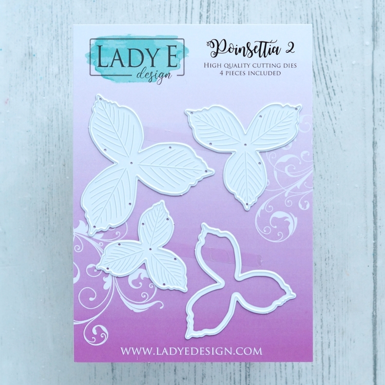 Poinsettia2- DIES Lady E  blommor