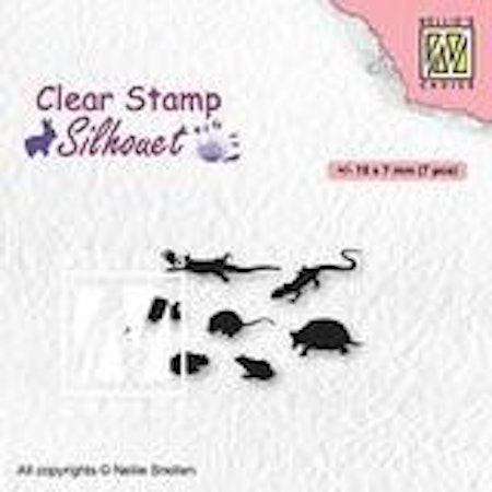 SIL083Clearstamp Small Animals