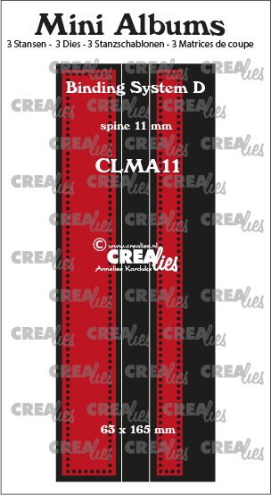 CLMA11 Dies Mini albums Binder 11 mm spine