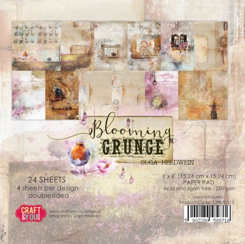 CPB-BG15BLOCK Blooming Grunge