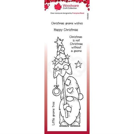 FRS410 Woodware Clearstamp Tall Tree Gnome