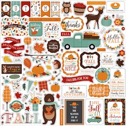 HAP219014  Happy Fall Dekoration stickers