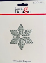 LDD-033DIES Lazerdesign snöstjärna