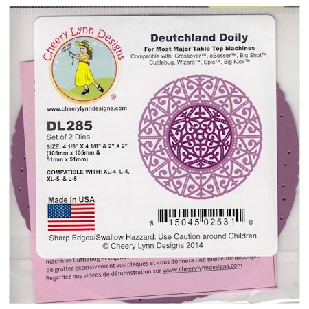 DL285DIES Deutchland Doily