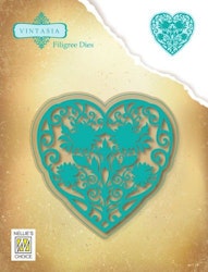 VIND066DIES Filigree Heart med bakgrund