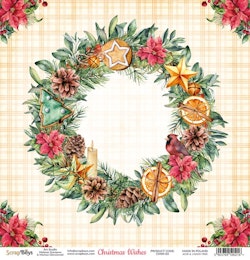 CHWI-03PAPPER Christmas Wishes 12 x 12
