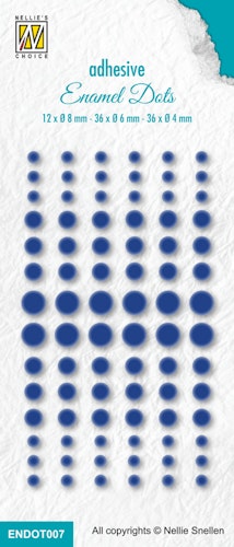 ENDOT007 Enamel Dots Blå