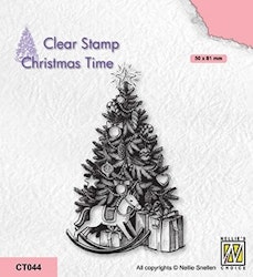 CT044 Clearstamp Cristmas tree