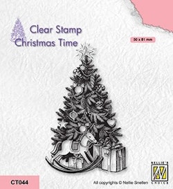 CT044 Clearstamp Cristmas tree