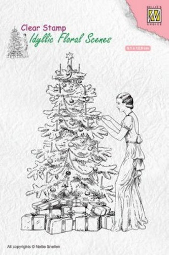 IFS019 Clearstamp Vintage christmas
