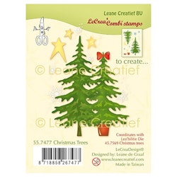 557477CLEARSTAMP LEANE Christmas Trees