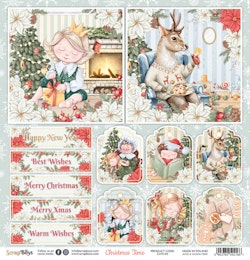 CHTI-05 Christmas time Papper 12 x 12