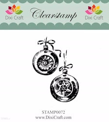 STAMP0072 CLEARSTAMP Dixi Craft Ljulgranskulor