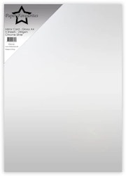 PFSS103  1 st Mirror Card - Glossy A4 Chrome Silver